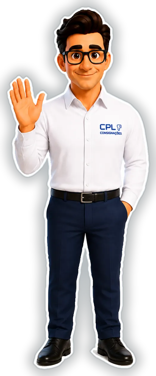Léo acenando